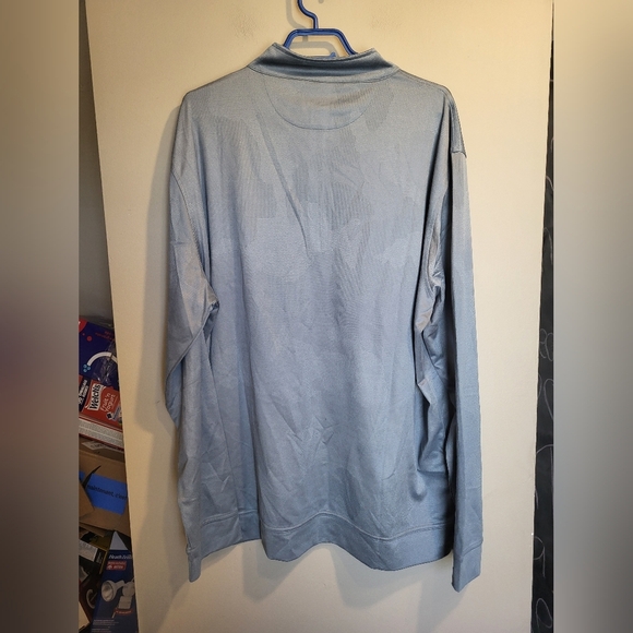 Kirkland Signature Light Blue Quarter-Zip Pullover, Size XXL - Picture 2 of 7
